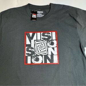 Vision Black Graphic Tee Skate Boarding Streetware size large
